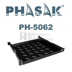 Bandeja telesc�pica Rack 600mm | Phasak PHO-5062